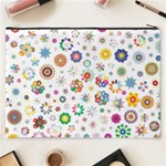 Flower Floral Pattern Cosmetic Bag (XXXL) Back