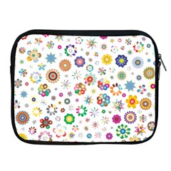 Flower Floral Pattern Apple Ipad 2/3/4 Zipper Cases by Jancukart