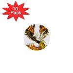 Phoenix-bird-fire-bright-red-swing 1  Mini Buttons (10 pack)  Front