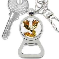 Phoenix-bird-fire-bright-red-swing Bottle Opener Key Chain