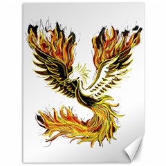 Phoenix-bird-fire-bright-red-swing Canvas 36  x 48 