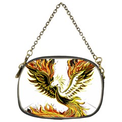 Phoenix-bird-fire-bright-red-swing Chain Purse (one Side)