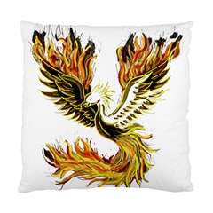 Phoenix-bird-fire-bright-red-swing Standard Cushion Case (Two Sides)