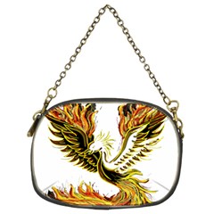 Phoenix-bird-fire-bright-red-swing Chain Purse (two Sides) by Jancukart