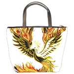 Phoenix-bird-fire-bright-red-swing Bucket Bag Back