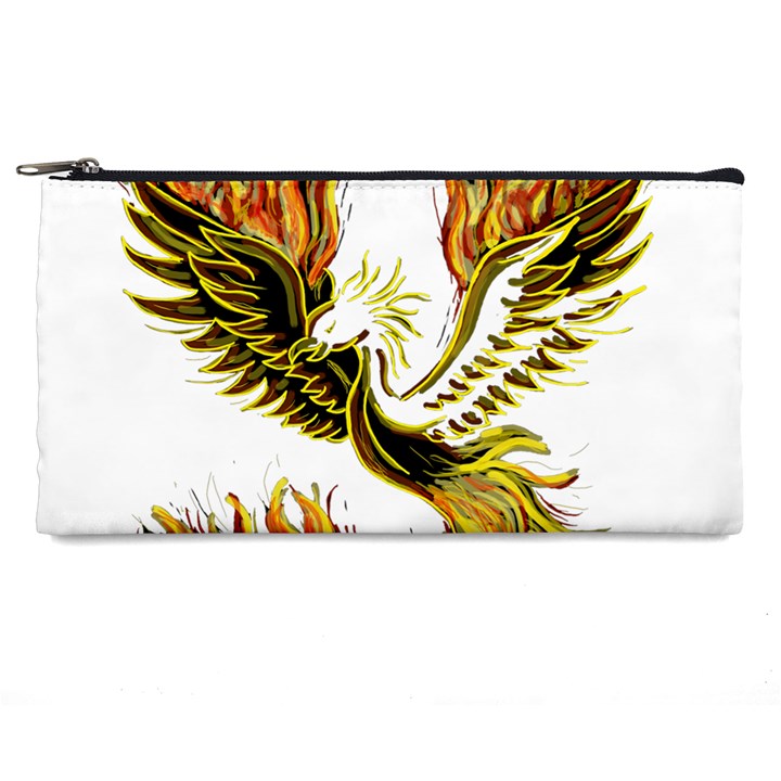 Phoenix-bird-fire-bright-red-swing Pencil Case