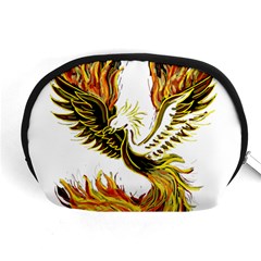 Phoenix-bird-fire-bright-red-swing Accessory Pouch (medium)