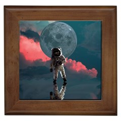 Astronaut-moon-space-nasa-planet Framed Tile