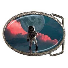 Astronaut-moon-space-nasa-planet Belt Buckles