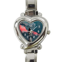 Astronaut-moon-space-nasa-planet Heart Italian Charm Watch by Jancukart