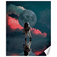 Astronaut-moon-space-nasa-planet Canvas 16  X 20 