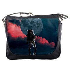 Astronaut-moon-space-nasa-planet Messenger Bag by Jancukart