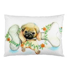 Pug-watercolor-cute-animal-dog Pillow Case (two Sides)