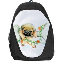 Pug-watercolor-cute-animal-dog Backpack Bag