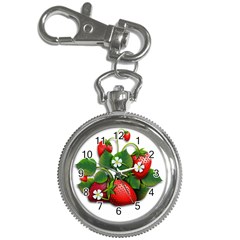 Strawberries-fruits-fruit-red Key Chain Watches