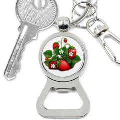 Strawberries-fruits-fruit-red Bottle Opener Key Chain by Jancukart