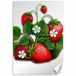 Strawberries-fruits-fruit-red Canvas 12  x 18  11.88 x17.36  Canvas - 1