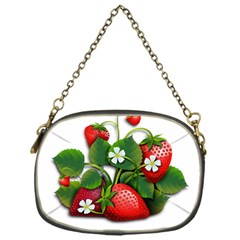 Strawberries-fruits-fruit-red Chain Purse (one Side)