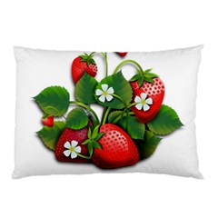 Strawberries-fruits-fruit-red Pillow Case by Jancukart