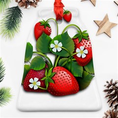 Strawberries-fruits-fruit-red Ornament (bell)