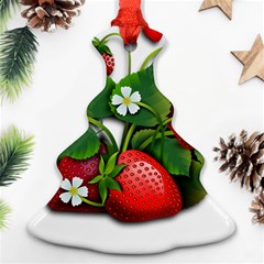 Strawberries-fruits-fruit-red Christmas Tree Ornament (two Sides)