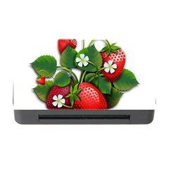 Strawberries-fruits-fruit-red Memory Card Reader With Cf