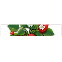 Strawberries-fruits-fruit-red Large Flano Scarf 