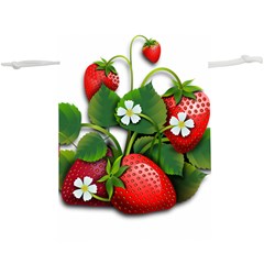 Strawberries-fruits-fruit-red  Lightweight Drawstring Pouch (xl) by Jancukart