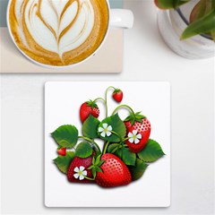 Strawberries-fruits-fruit-red Uv Print Square Tile Coaster 