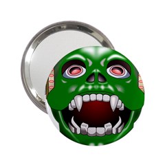 Monster-mask-alien-horror-devil 2 25  Handbag Mirrors by Jancukart