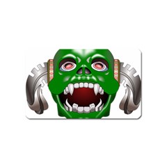 Monster-mask-alien-horror-devil Magnet (name Card)