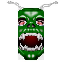 Monster-mask-alien-horror-devil Jewelry Bag