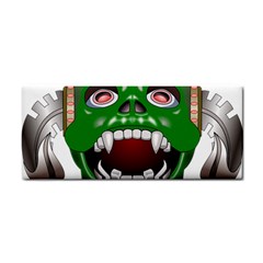 Monster-mask-alien-horror-devil Hand Towel by Jancukart