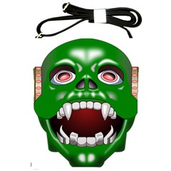 Monster-mask-alien-horror-devil Shoulder Sling Bag