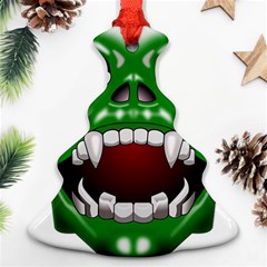 Monster-mask-alien-horror-devil Ornament (christmas Tree) 