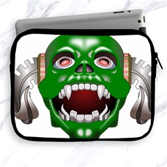 Monster-mask-alien-horror-devil Apple Ipad 2/3/4 Zipper Cases by Jancukart