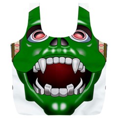 Monster-mask-alien-horror-devil Full Print Recycle Bag (xxxl)