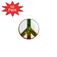 Peace-rastafarian 1  Mini Magnet (10 Pack)  by Jancukart