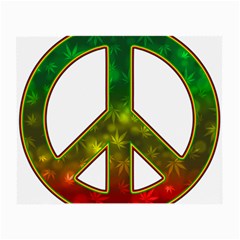 Peace-rastafarian Small Glasses Cloth