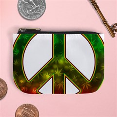 Peace-rastafarian Mini Coin Purse