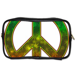 Peace-rastafarian Toiletries Bag (two Sides) by Jancukart