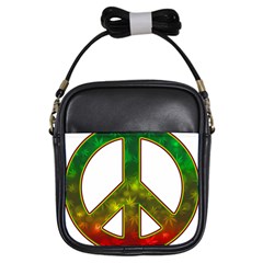 Peace-rastafarian Girls Sling Bag