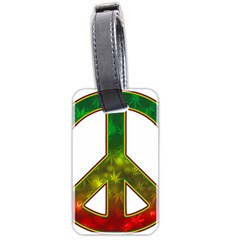 Peace-rastafarian Luggage Tag (two Sides)