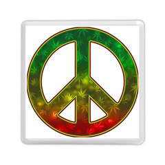 Peace-rastafarian Memory Card Reader (square)