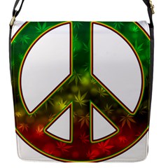 Peace-rastafarian Flap Closure Messenger Bag (s)