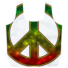 Peace-rastafarian Full Print Recycle Bag (xl)