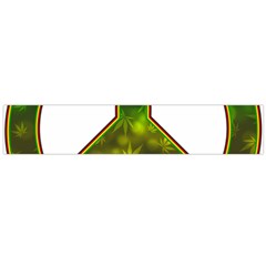 Peace-rastafarian Large Flano Scarf 