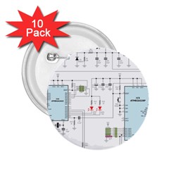 Circuits-electronics-atmel 2 25  Buttons (10 Pack)  by Jancukart