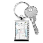 Circuits-electronics-atmel Key Chain (Rectangle) Front