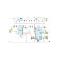 Circuits-electronics-atmel Magnet (name Card) by Jancukart